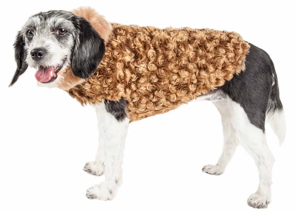 Pet Life ?? Luxe 'Furpaw' Shaggy Elegant Designer Dog Coat Jacket - Yip & Purr?? Official Website