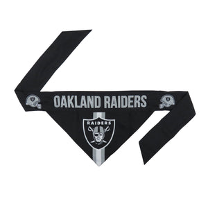 Oakland Raiders Pet Bandana- Tie On - Yip & Purr® Official Website