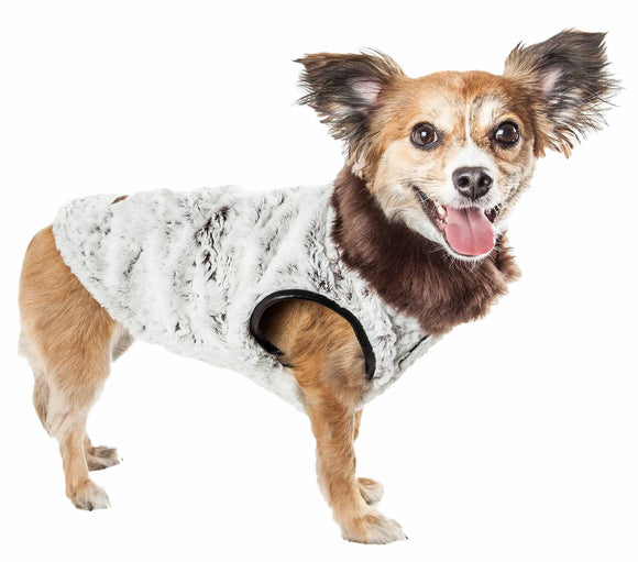 Pet Life ?? Luxe 'Purrlage' Pelage Designer Fur Dog Coat Jacket - Yip & Purr?? Official Website