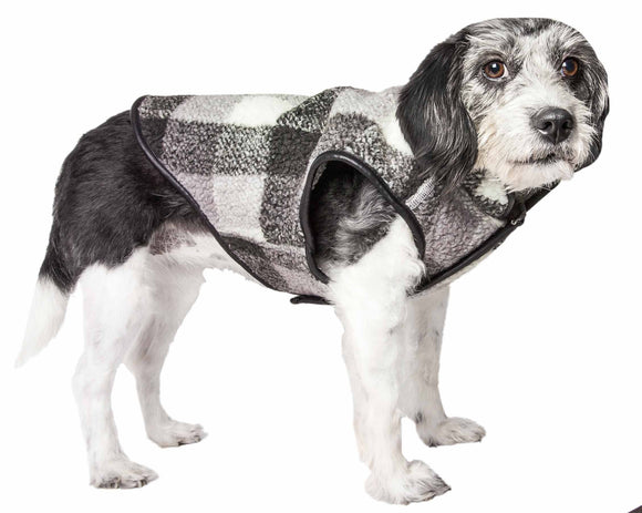 Pet Life ?? 'Black Boxer' Classical Plaided Insulated Dog Coat Jacket - Yip & Purr?? Official Website