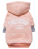Touchdog Hampton Beach Designer Ultra Soft Sand-Blasted Cotton Pet Dog Hoodie Sweater