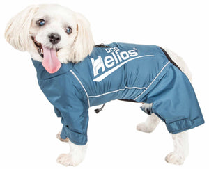 Dog Helios ® 'Hurricanine' Waterproof And Reflective Full Body Dog Coat Jacket W/ Heat Reflective Technology