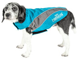 Helios Octane Softshell Neoprene Satin Reflective Dog Jacket w/ Blackshark technology
