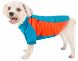 Pet Life ® Active 'Barko Pawlo' Relax-Stretch Wick-Proof Performance Dog Polo T-Shirt