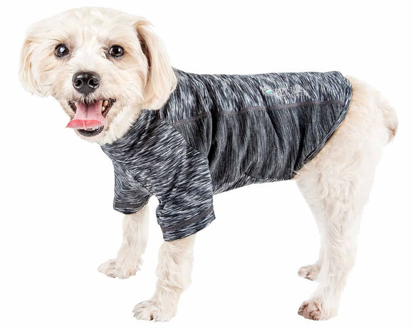 Pet Life ?? Active 'Warf Speed' Heathered Ultra-Stretch Sporty Performance Dog T-Shirt - Yip & Purr?? Official Website