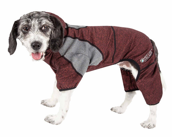 Pet Life ?? Active 'Fur-Breeze' Heathered Performance 4-Way Stretch Two-Toned Full Bodied Hoodie - Yip & Purr?? Official Website