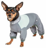 Dog Helios ® 'Tail Runner' Lightweight 4-Way-Stretch Breathable Full Bodied Performance Dog Track Suit