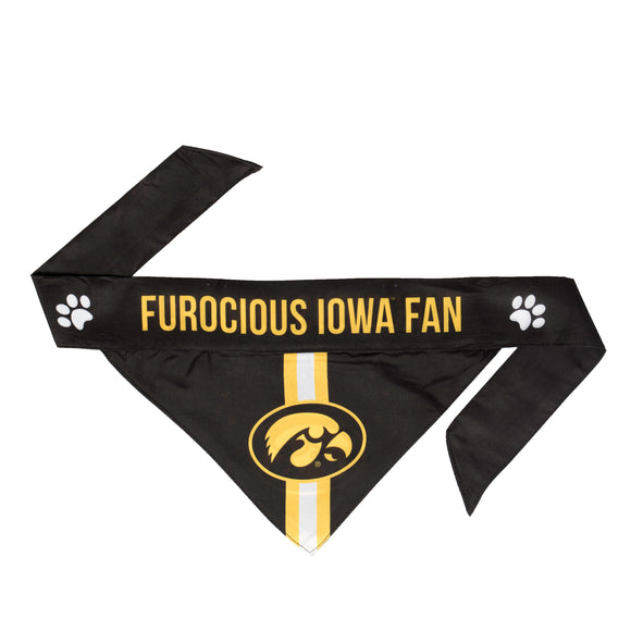 Iowa Hawkeyes Pet Bandana- Tie On - Yip & Purr® Official Website