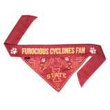 Iowa State Pet Bandana- Tie On - Yip & Purr® Official Website