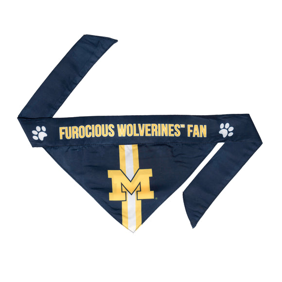 Michigan Wolverines Pet Bandana- Tie On - Yip & Purr® Official Website