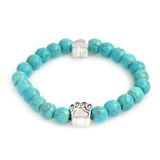 Miss Zoe Paw Heart Natural Stone Beads Chakra Bracelets - Yip & Purr® Official Website