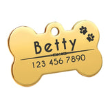 Dog ID Tag Engraved Metal Customized Pet Tags Small Large Dog Accessories - Yip & Purr® Official Website